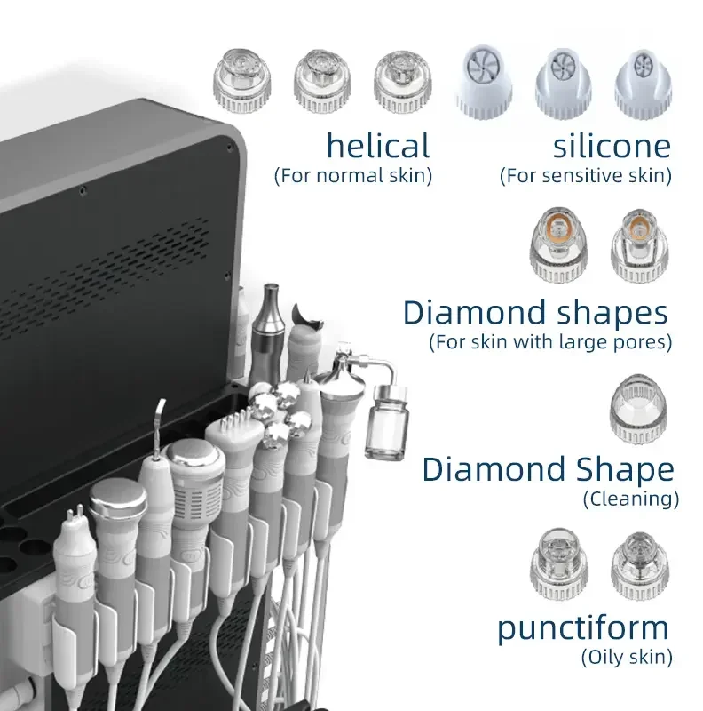 Professional 17-in-1 Hydrafacial Machine Hydro Dermabrasion Skin Care System 5 Professional 17-in-1 Hydrafacial Machine Hydro Dermabrasion Skin Care System - Image 5