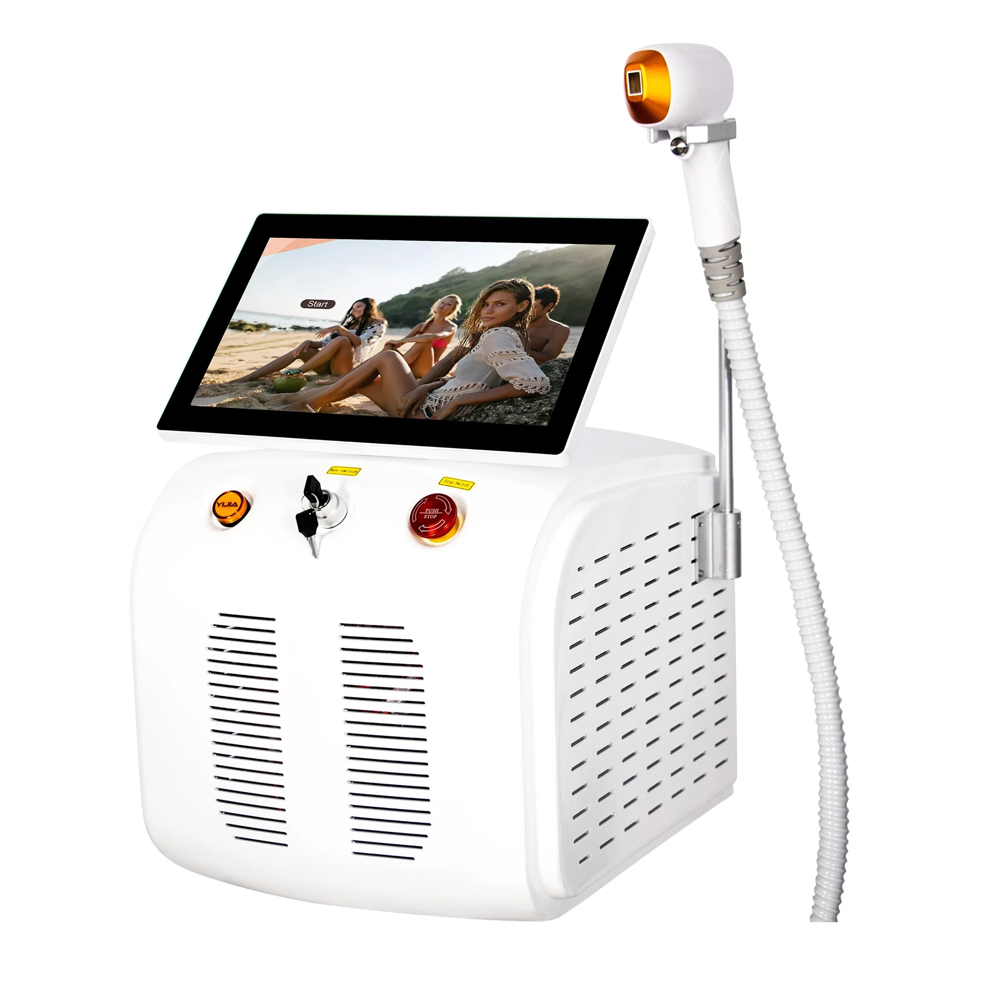 Titanium Ice 3-Wavelength Diode Laser Hair Removal Machine (755nm + 808nm + 1064nm) 3 Titanium Ice 3-Wavelength Diode Laser Hair Removal Machine (755nm + 808nm + 1064nm) - Image 3