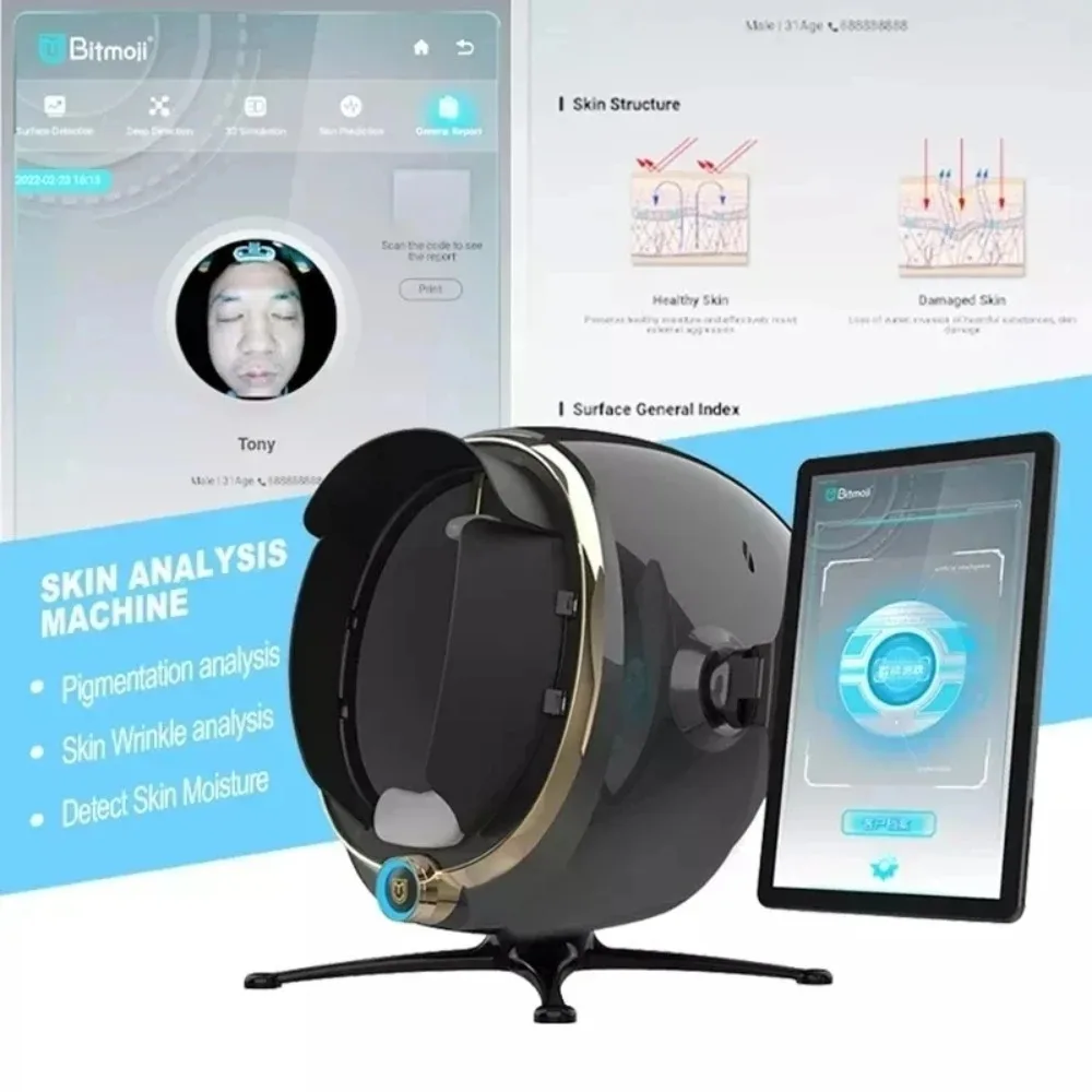 Professional Skin Analysis Machine AI 3D Facial Skin Scanner for Sale 2 Professional Skin Analysis Machine AI 3D Facial Skin Scanner for Sale - Image 2