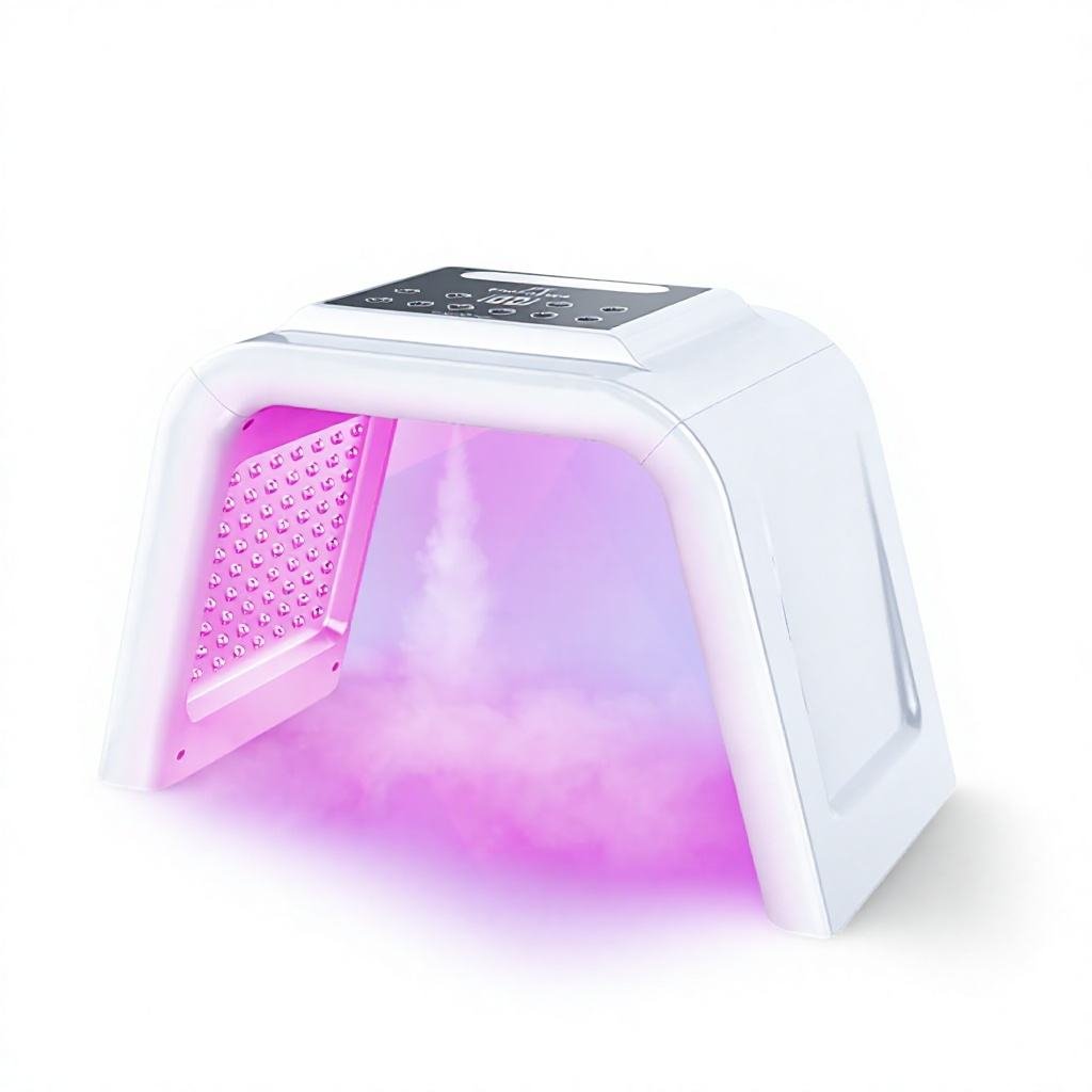 7 Color LED Light Therapy Machine With Steam Spray