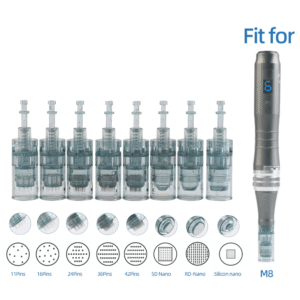 Dr. Pen M8 / M7S Replacement Cartridges – 9 Needle Options, 20/50/100 Pack