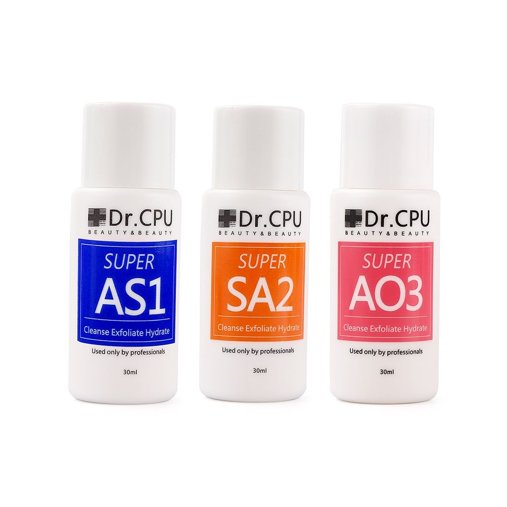 Hydra Facial Solution AS1 SA2 AO3 Aqua Peel Serum Set