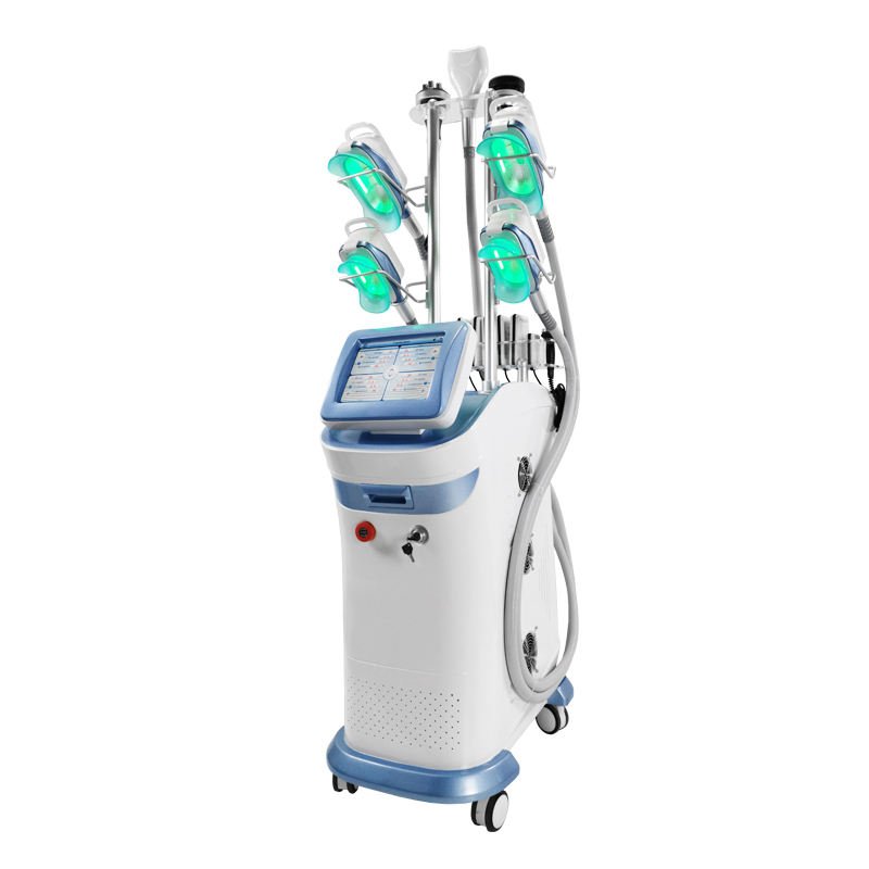 Multifunctional 360° cryolipolysis and body contouring machine with five cryo handles
